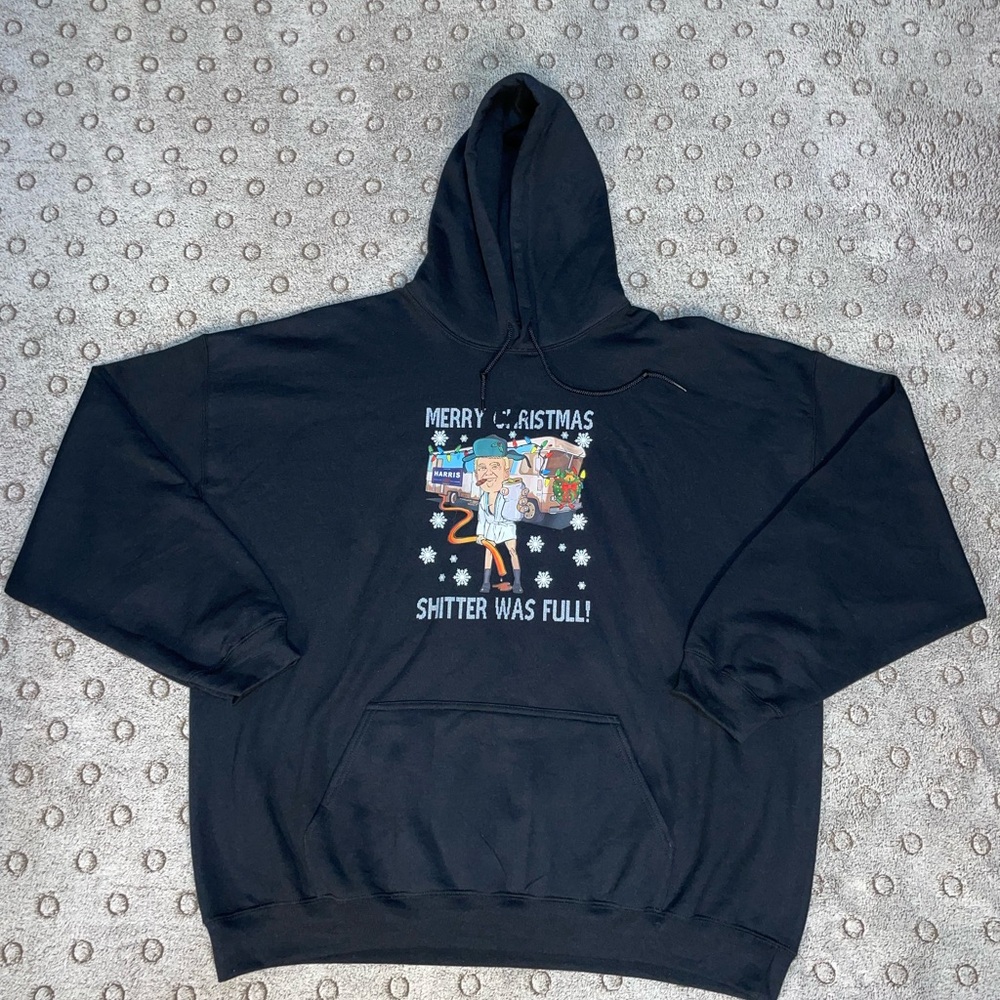 Trump Funny Ugly Christmas Hoodie Size 3XL Pullover New Black National Lampoons